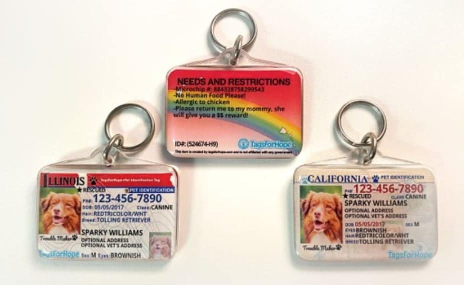 Three state tags 3 Tags from Tags For Hope
