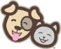 happypetstilt Dog and cat logo